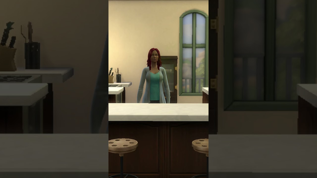 Katrina had to give her neighbor a goodbye gift #thesims #thesims4 #burp #burpgirl #burping