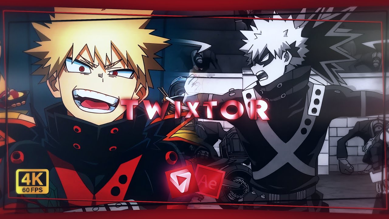 Katsuki Bakugou 4k 60fps Twixtor Clips For Editing (My Hero Academia: You're Next)
