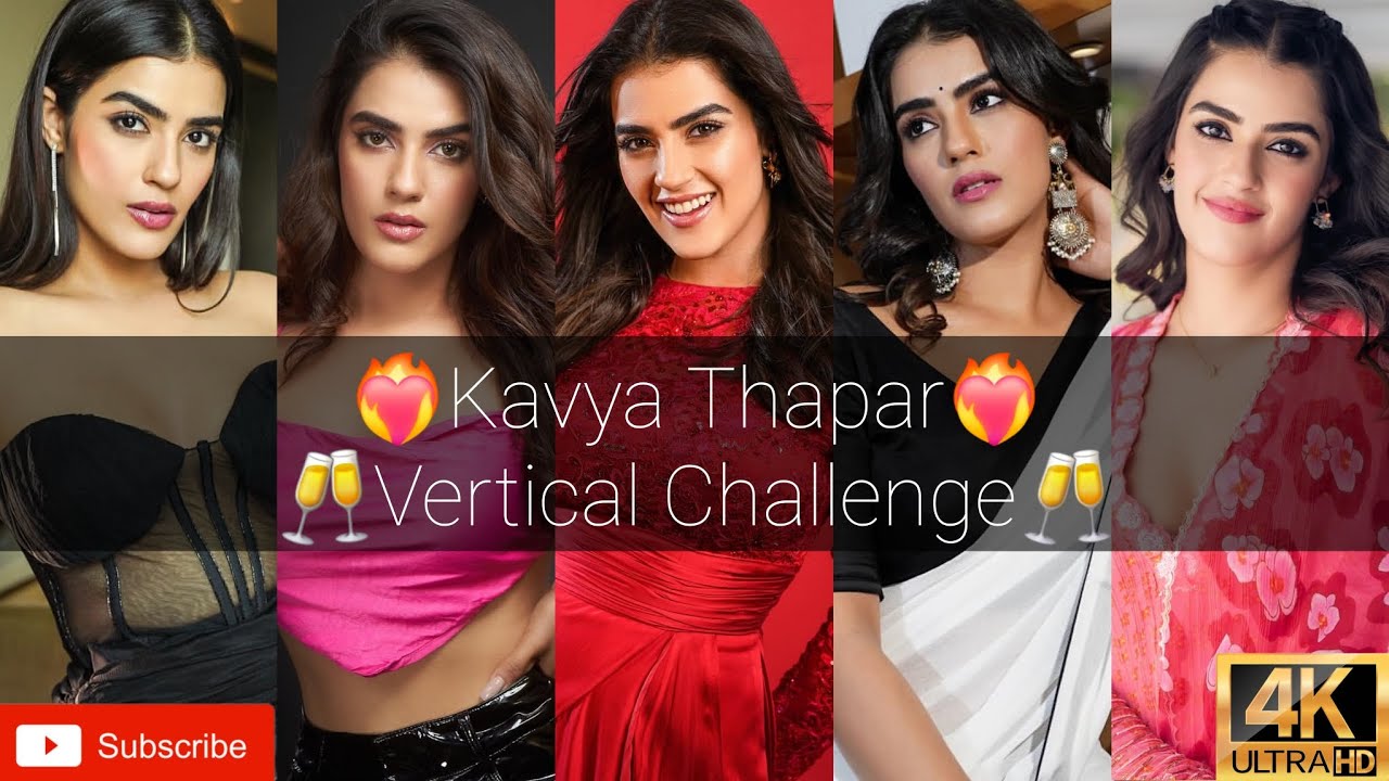 Kavya Thapar🥂❤️‍🔥😈Vertical Challenge|Stop Go Challenge|Actres
