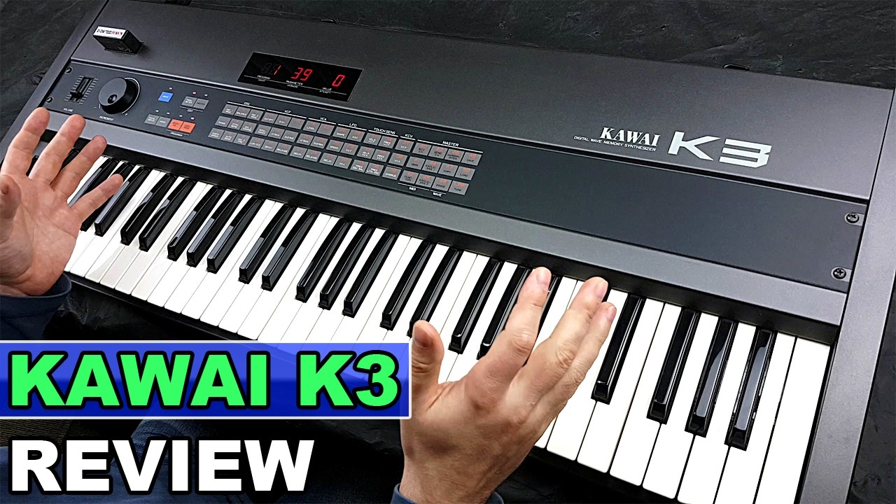 KAWAI K3 - Synthesizer Review, Sounds & Demo | Vintage Hybrid Synth