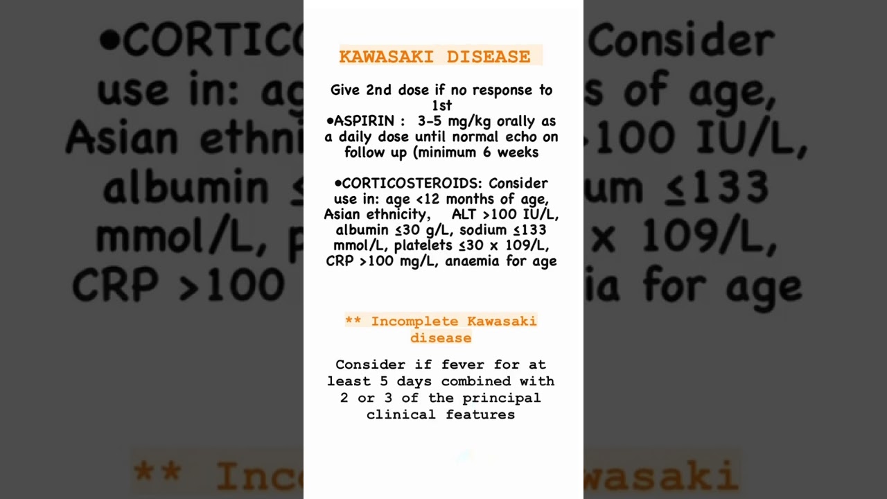 KAWASAKI DISEASE | John Murtagh 8th edition |RCH guidelines AMC MCQ prep