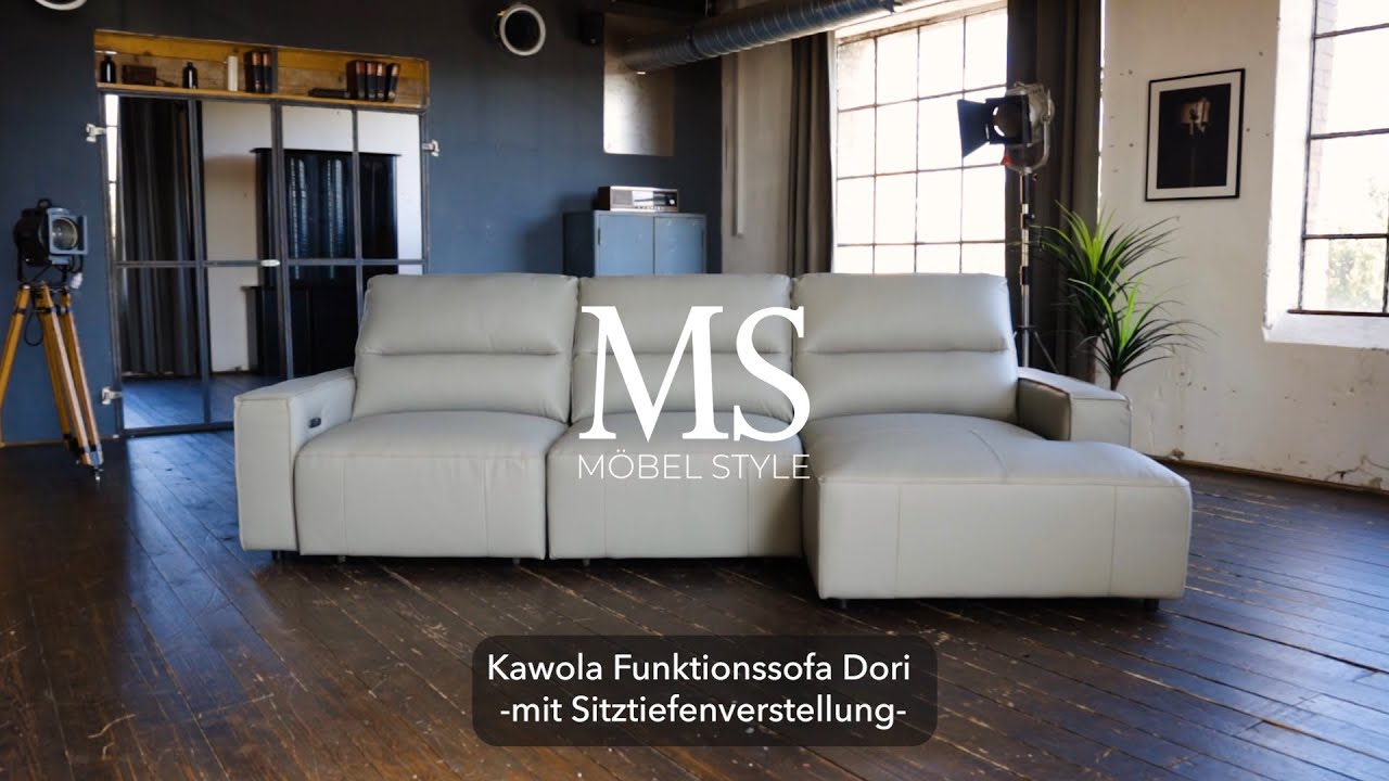 KAWOLA | Big Sofa DORI | Sofa aus Leder