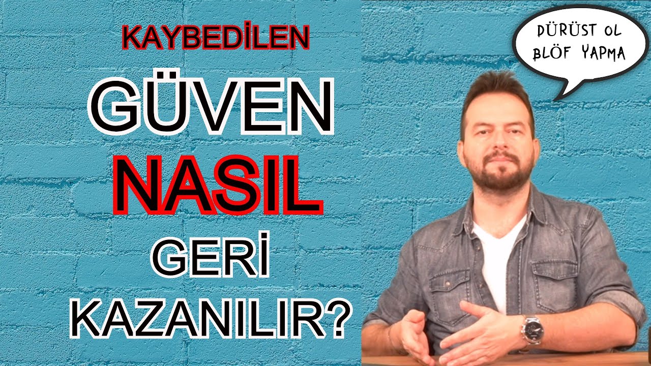 KAYBEDİLMİŞ GÜVEN NASIL GERİ KAZANILIR? 9 MADDE İLE AFFEDİLMENİN FORMÜLÜ