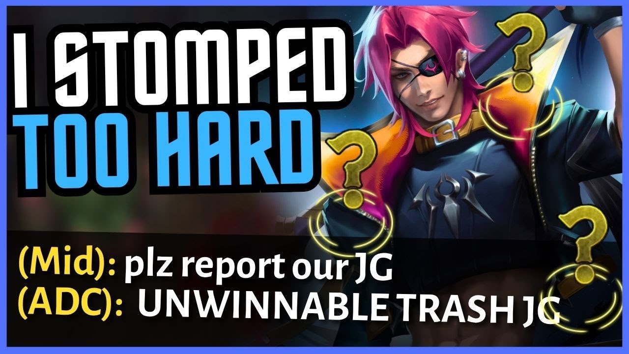 Kayn is S Tier, one of the BEST Junglers. So strong that the enemy reports their own JG when I win