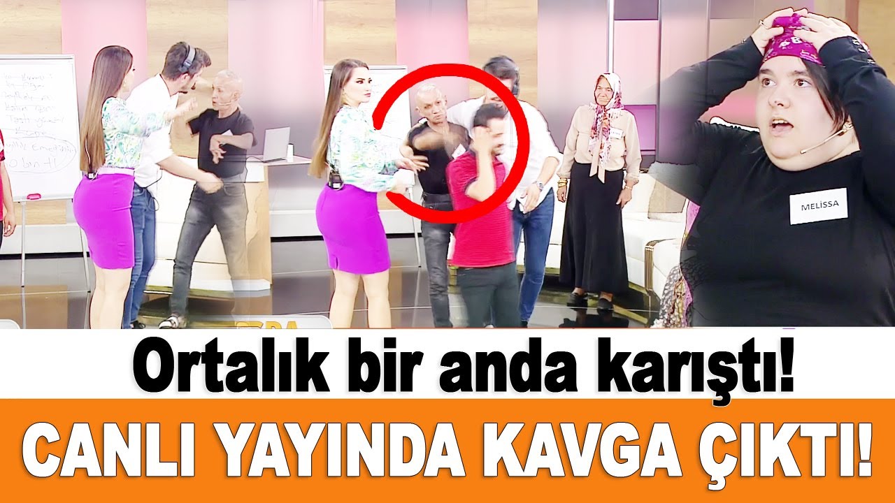 Kayınpeder gelinine saldırdı! Canlı yayında görülmemiş kavga! Esra Ezmeci arada kaldı!