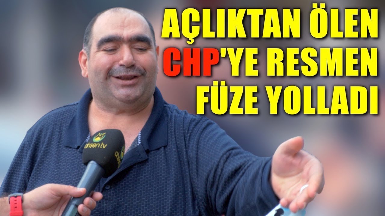 Kayserili Dayıdan 'Açız' Edebiyatı Yapan CHP'ye Tokat Gibi Sözler. bunla geldim bunla giderim