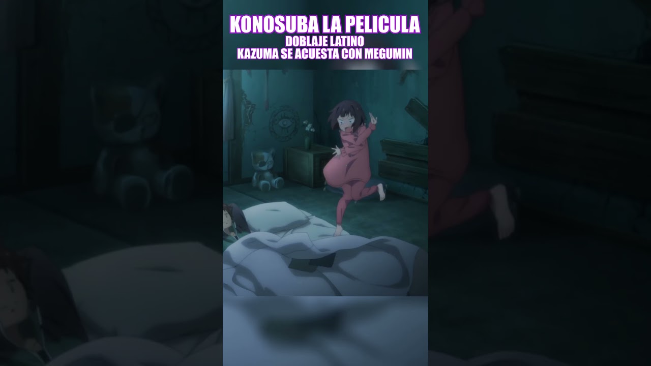 Kazuma se acuesta con Megumin | Konosuba Pelicula en Español Latino #shorts #anime #konosuba