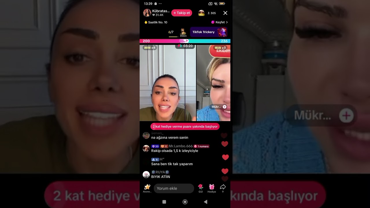 Kübra Taşpınar Tiktok Canlı Yayın  29.10.24