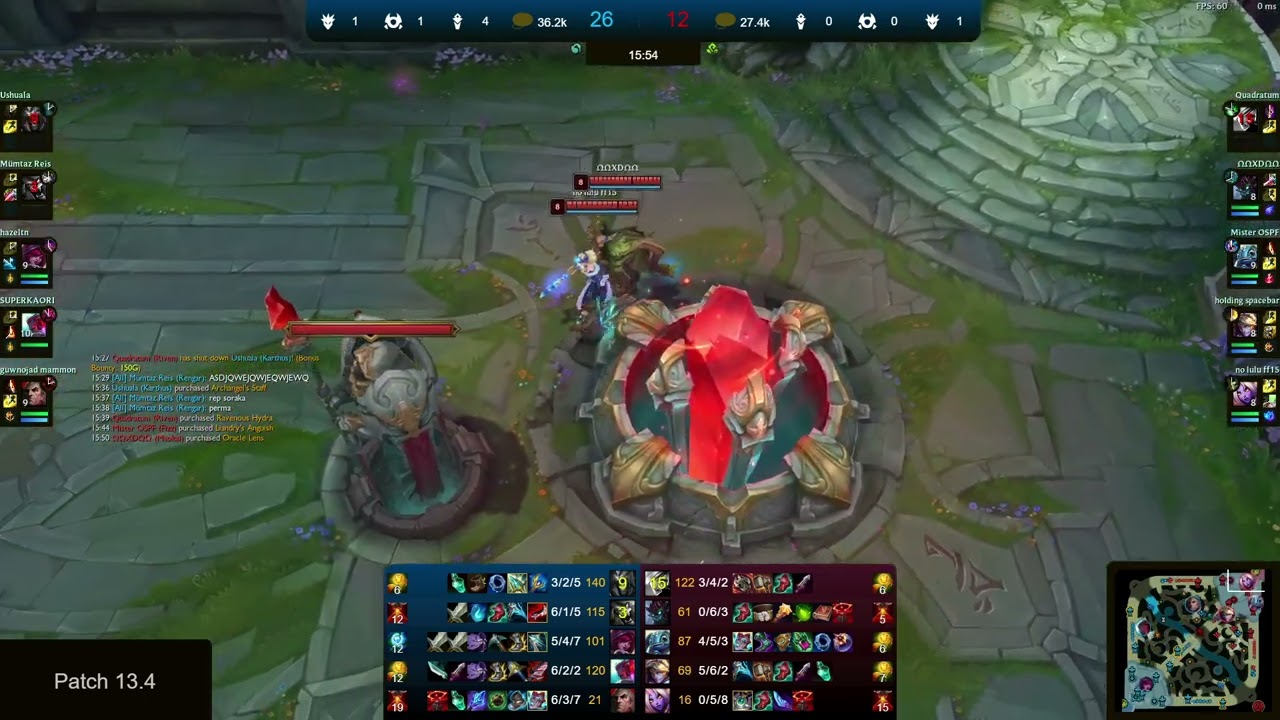 🔹[KC] Kaori🔹Ushua -VS- 🔸mrospf - LoL Ranked Replay