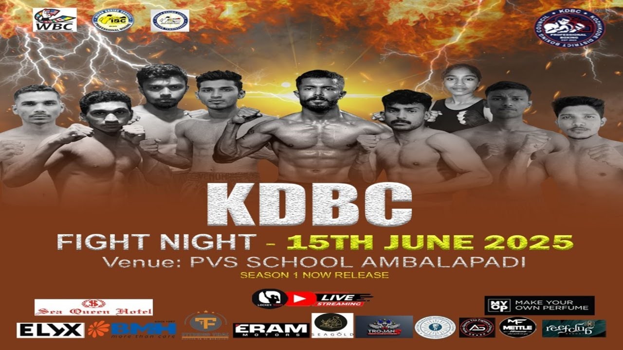 KDBC Pro Boxing Fight Night Season 1 | Kozhikode | Kerala Boxing Council | Indian Boxing