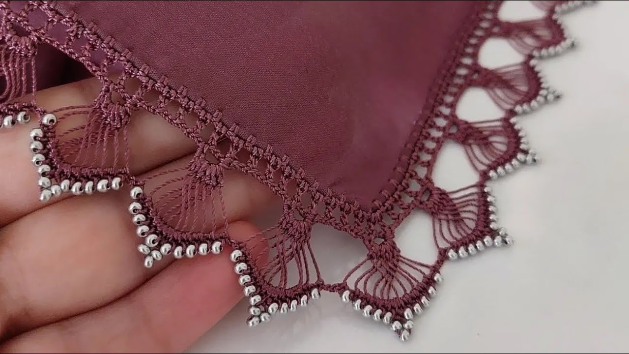 KÖŞE DÖNÜŞ PÜFF NOKTALARIYLA YENİ ÇEKİM cengelli kum boncuklu model elisimanya 79.model
