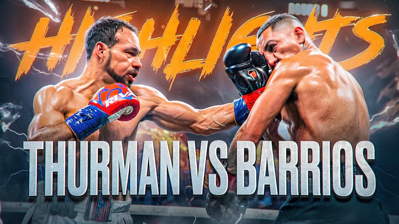 Keith Thurman vs Mario Barrios HIGHLIGHTS | BOXING FULL FIGHT HD