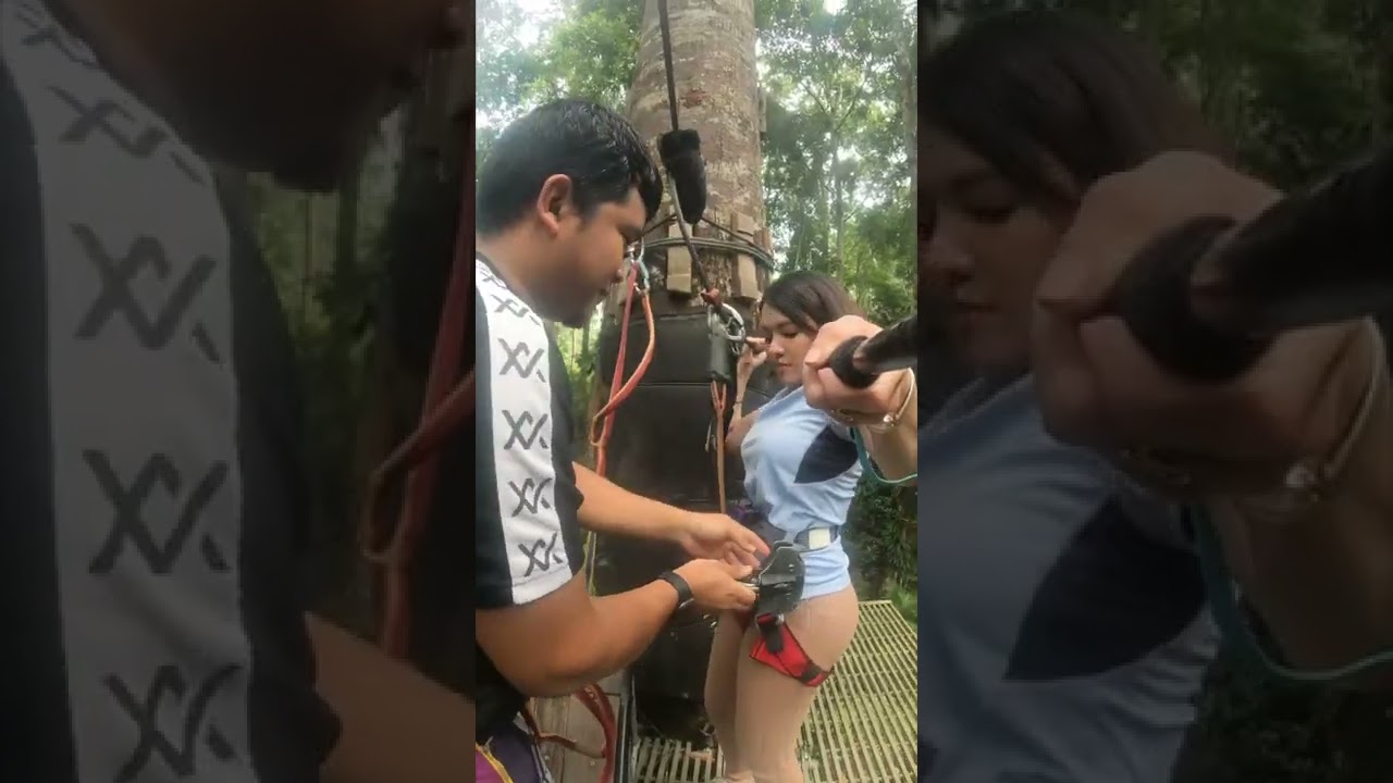 kejadian tak di ingini berlaku pada Baby Shima! saat bermain flying fox!