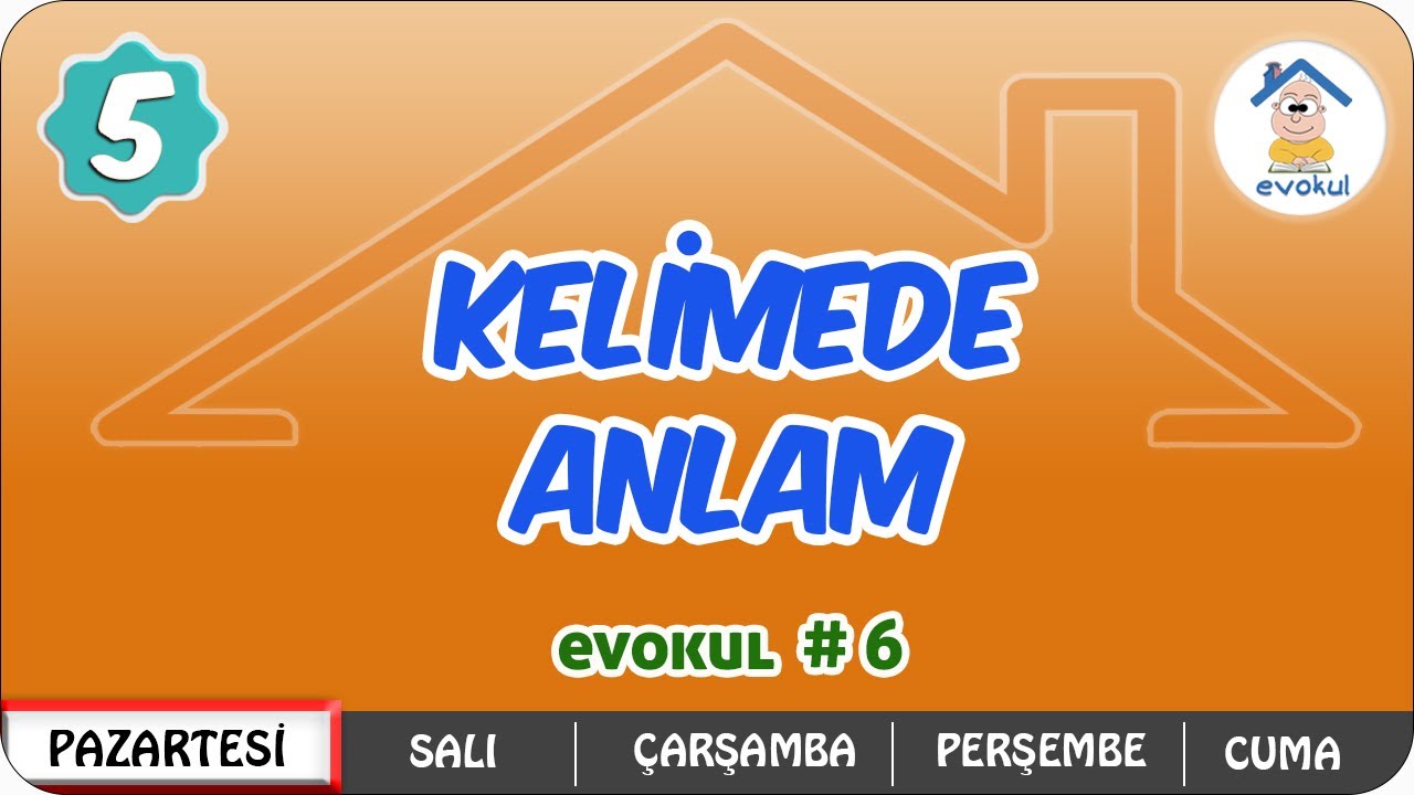 Kelimede Anlam | 5.Sınıf #uzaktanegitim #evokul Kampı