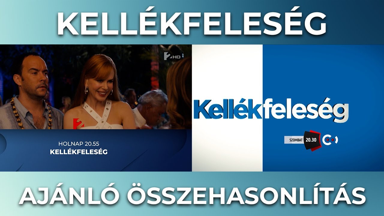 Kellékfeleség ajánló összehasonlítás - TV2 vs. Cool