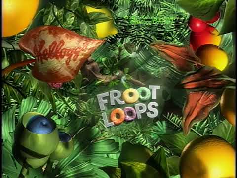 Kellogg's Froot Loops PBS Kids funding bumper (2001, 4K, 60fps)