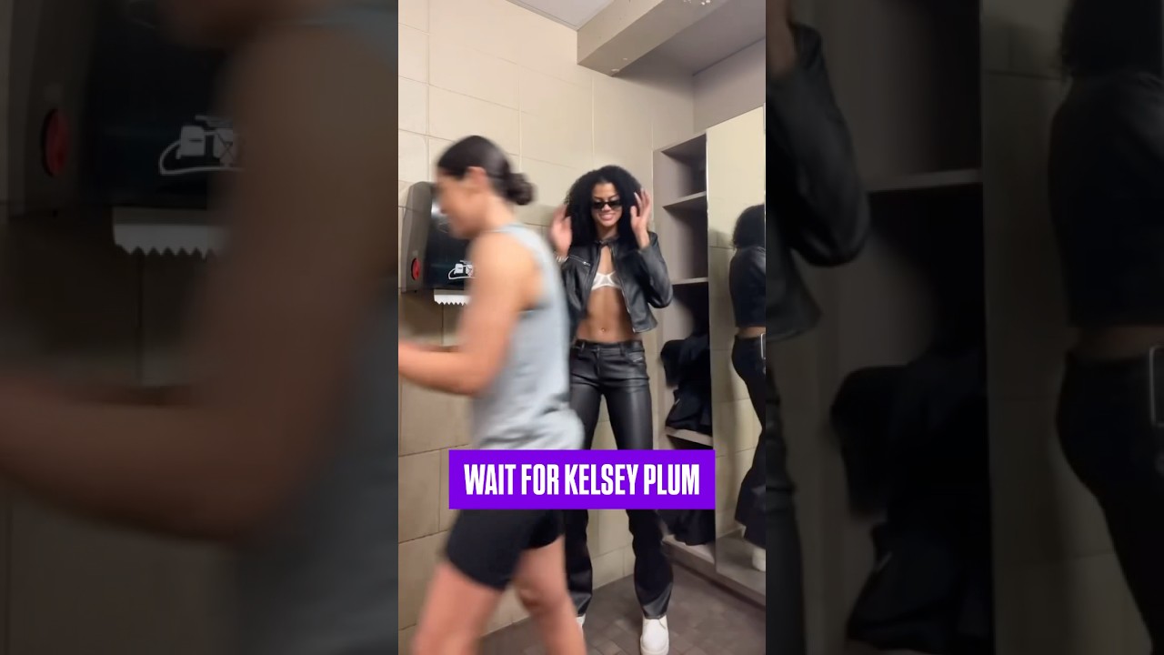 Kelsey Plum wasn’t having it with Rae Burrell making TikToks 🤣