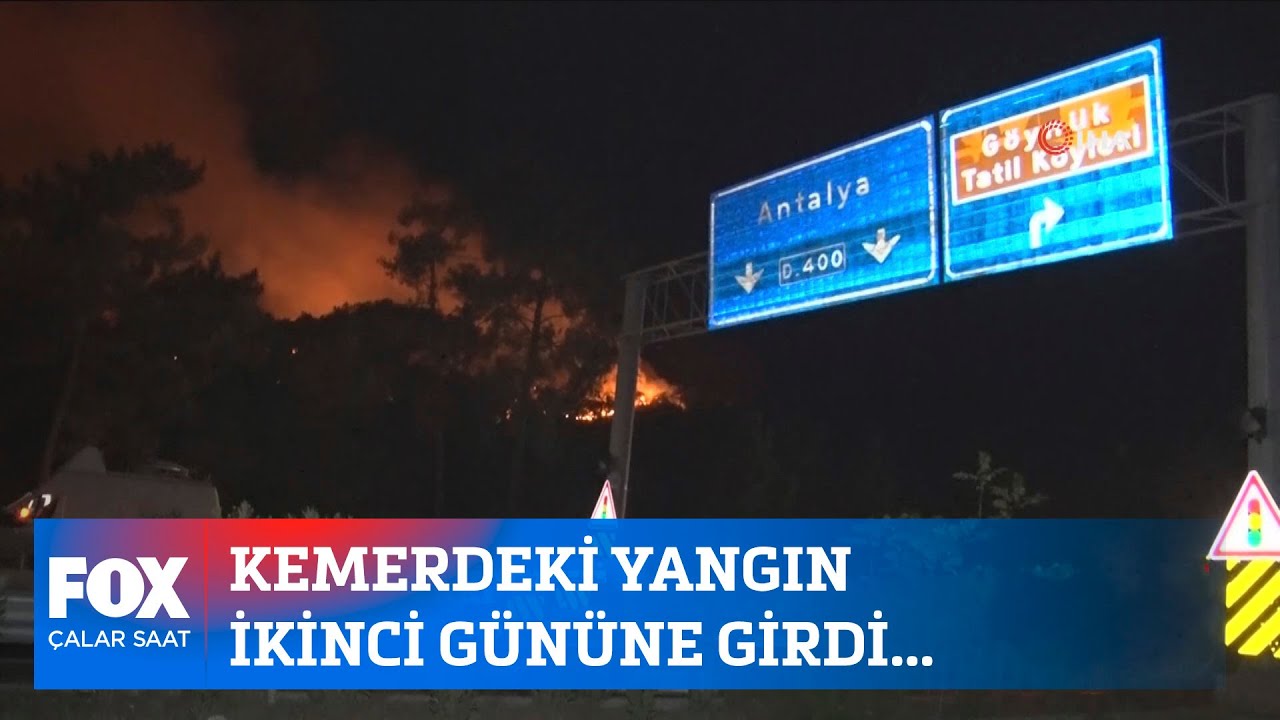Kemer'deki yangın ikinci gününe girdi... 26 Temmuz 2023 Çalar Saat