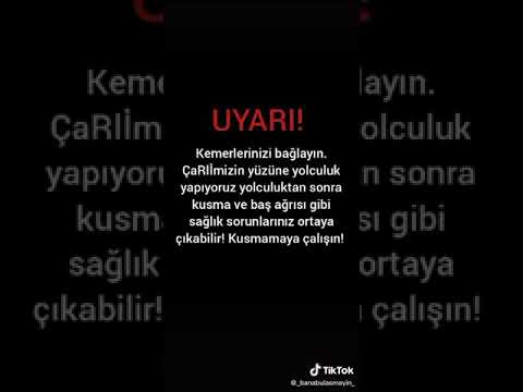 Kemerlerinizi bağlayın ÇaRlİ ApLaMıZıN yüzüne yolculuk yapıyoruz!!