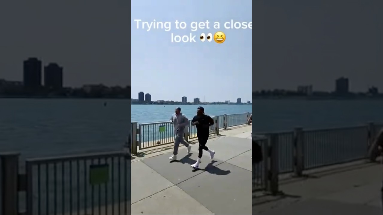 Kendrick Lamar Running in Detroit