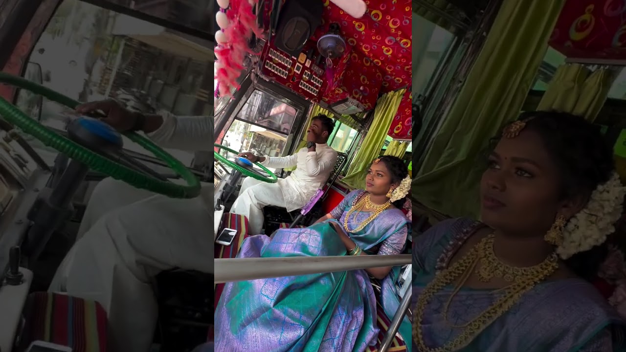 Kerala Tourist bus + married couples😍🔥