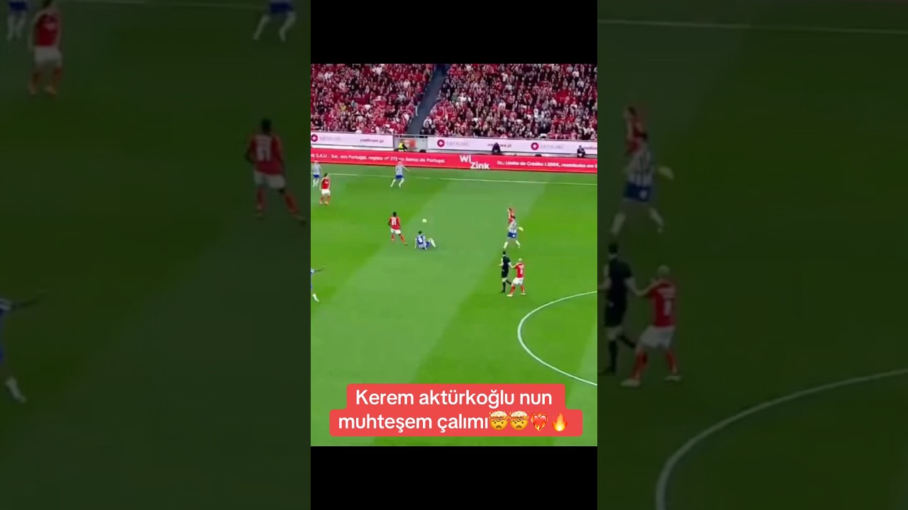 Kerem aktürkoğlu muhteşem çalımlar #galatasaray #benfica #futbol #keremaktürkoğlu