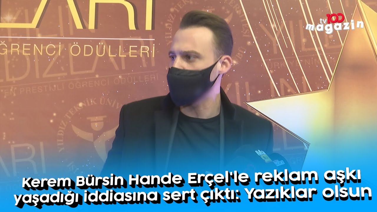 Kerem Bürsin Hande Erçel'le reklam aşkı yaşadığı iddiasına sert çıktı: Yazıklar olsun