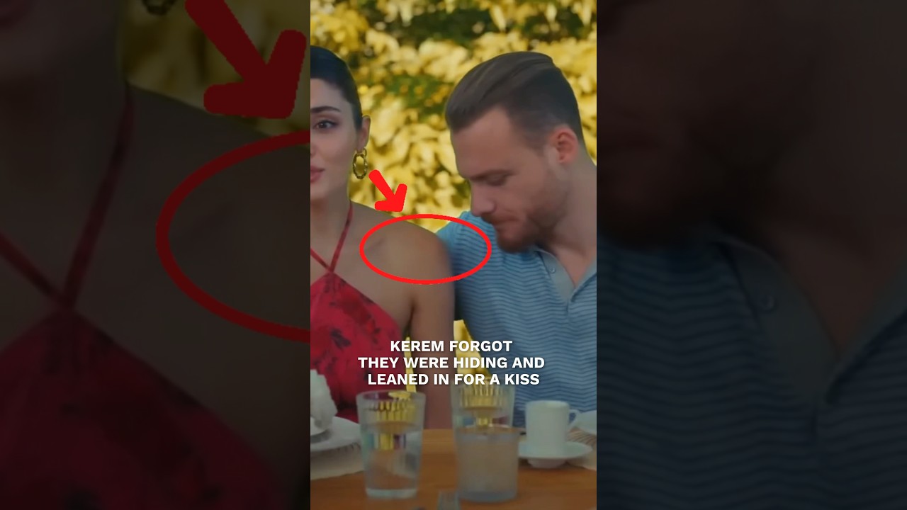Kerem couldn't resist 😅❤️ #hanker #handeerçel