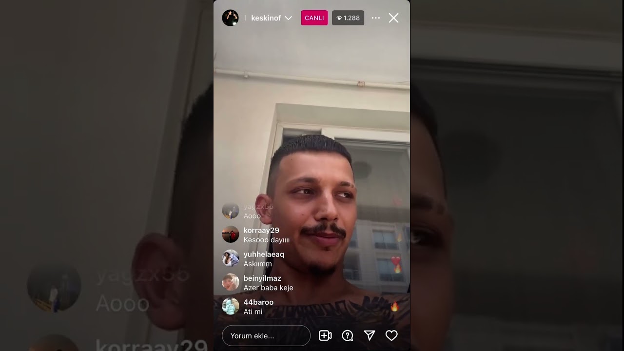 Keskin Ati242 story hakkında açıklama yapıyor.. (canlı yayın kesiti)