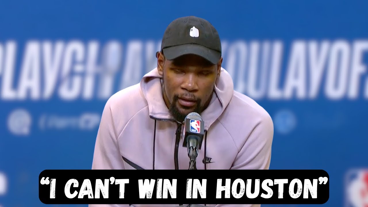 Kevin Durant REACTS to getting traded to Houston Rockets - Press Conference