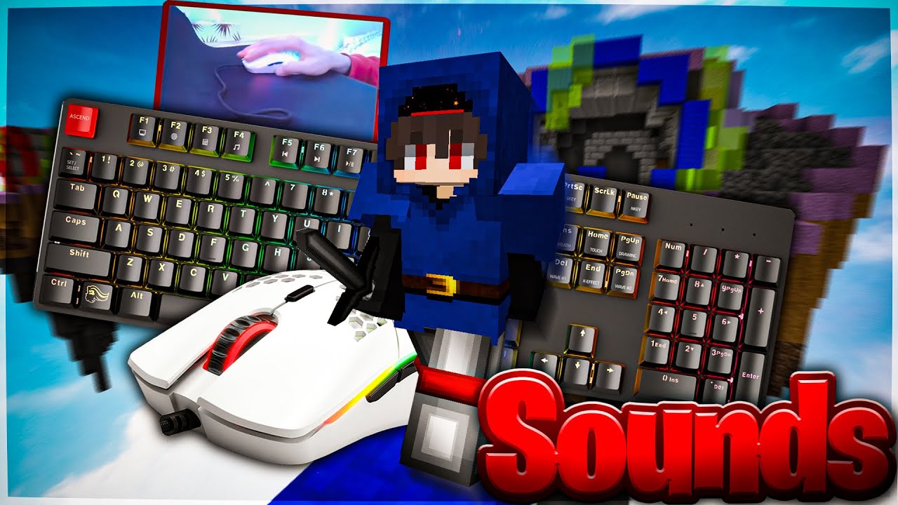 Keyboard & Mouse ASMR (Handcam) | Hypixel Bedwars