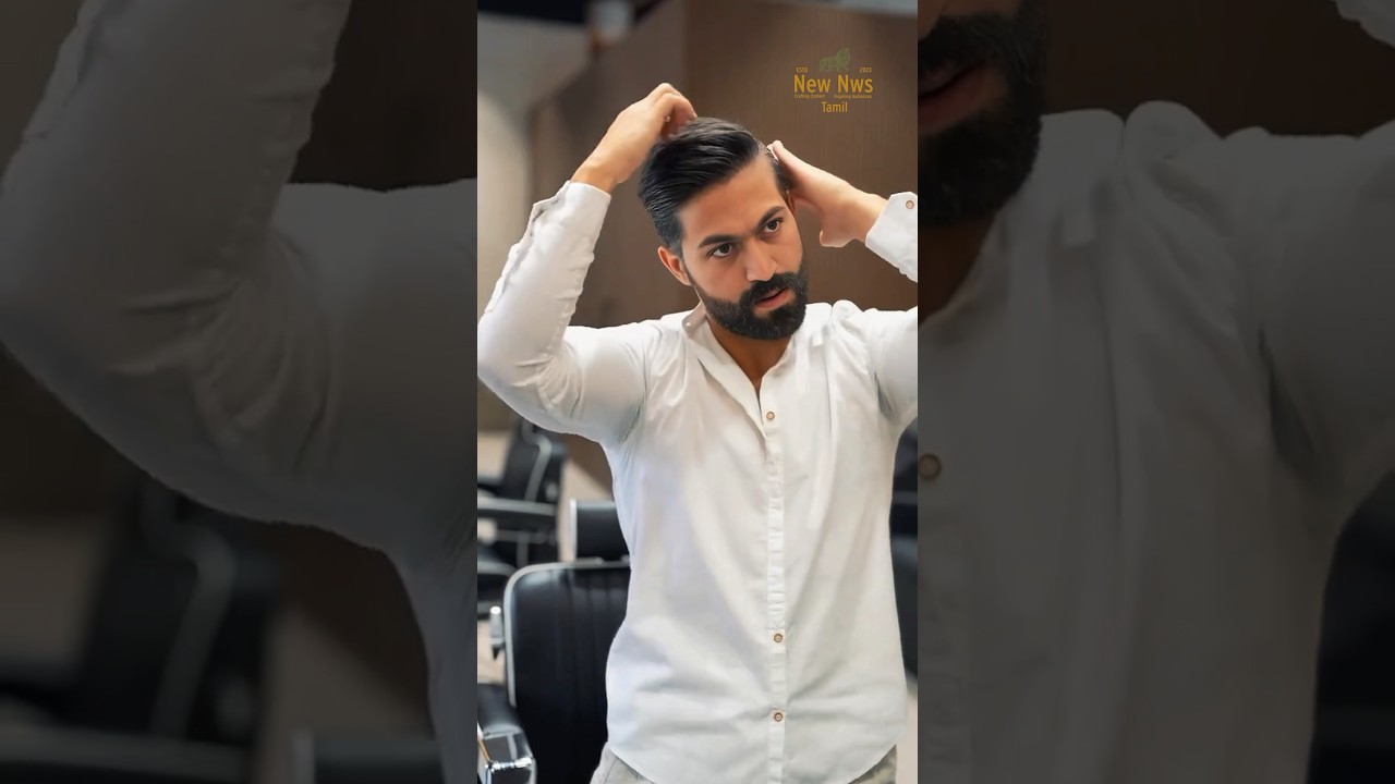 KGF Star Yash Styles His Hair Like a Boss | AI Deepfake | Rocking Star Vibes #rockingstaryash #yash