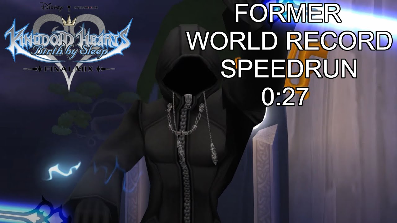 KH BBS FM [Critical Mode Aqua] Mysterious Figure Speedrun 0:27 [FORMER WORLD RECORD]