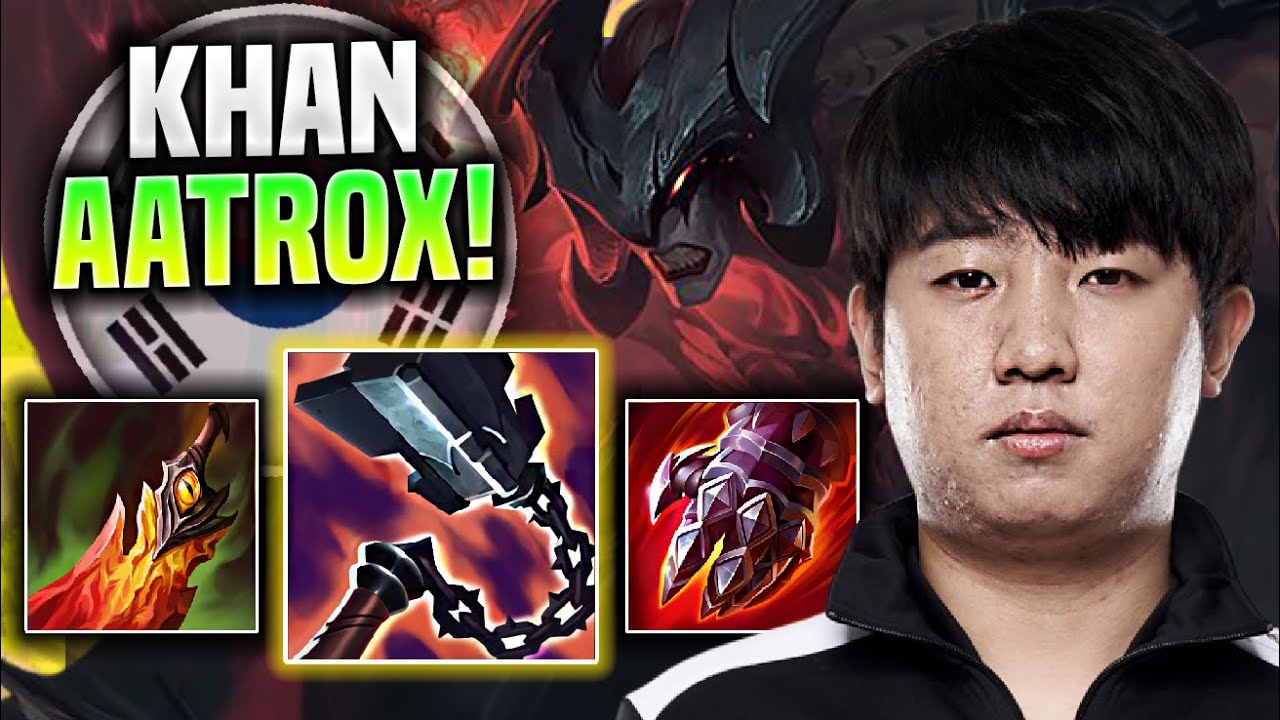 KHAN DESTROYING WITH AATROX! - DK Khan Plays Aatrox Top vs Akali! | Season 11