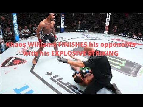 Khaos Williams FINISHES his opponents with his EXPLOSIVE STRIKING