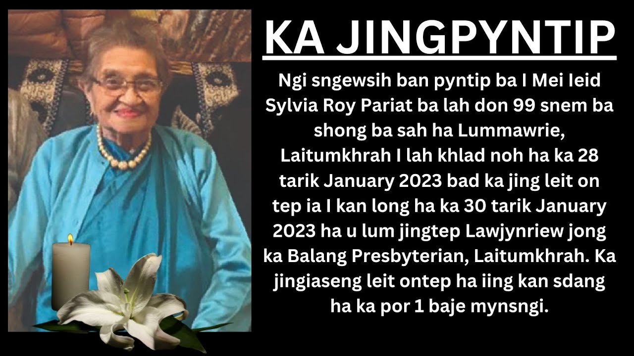 Khlad noh i kong Sylvia Roy Pariat