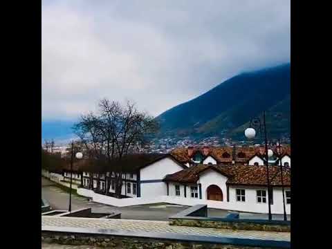 Şəki Şəhidlər Xiyabanından şəhərə görüntü