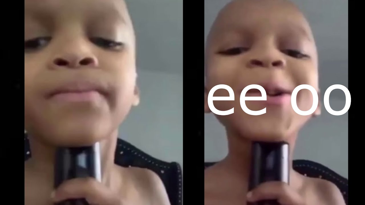 kid uses grandma's voice box as autotune