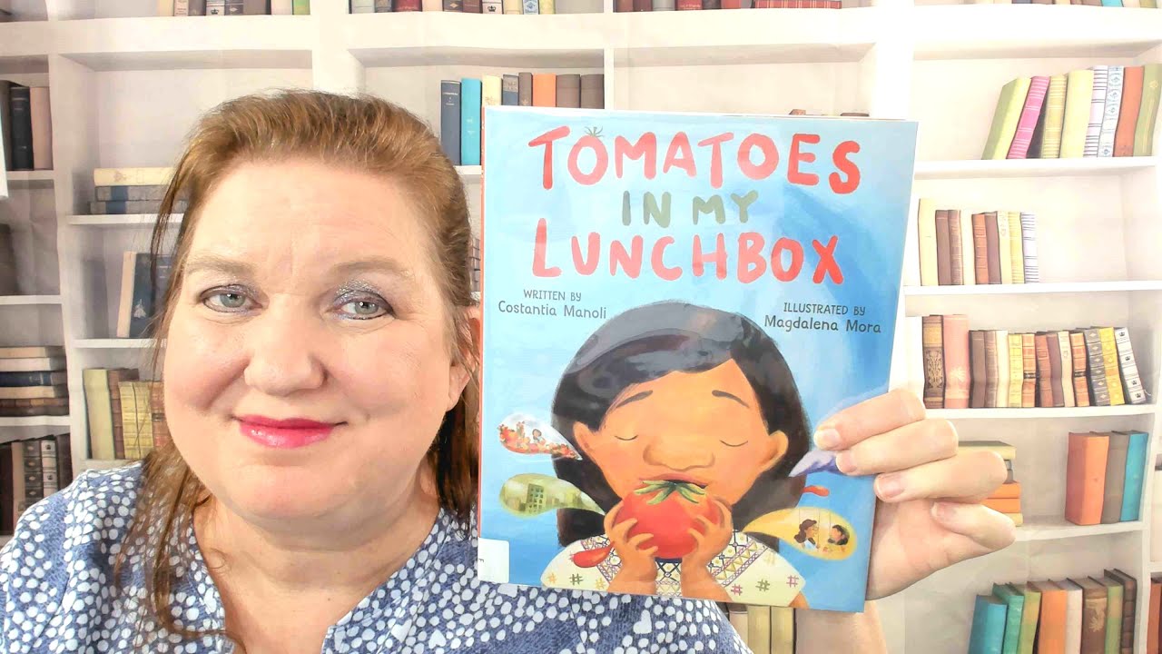 Kids Book Preview: Tomatoes in My Lunchbox by Costantia Manoli #kidsbooks #picturebooks #books