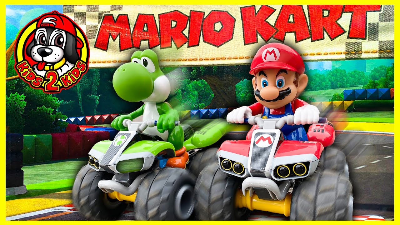 Kids Build 🏎 REAL LIFE MARIO KART RACE (RC CAR CHALLENGE)