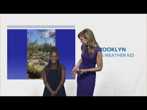 Kids do the weather on 12News: Brooklyn, 8, has your cool weekend spots