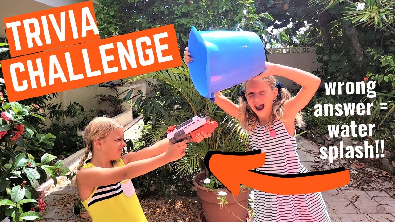 Kids Trivia Challenge - ICE BUCKET for loser!!