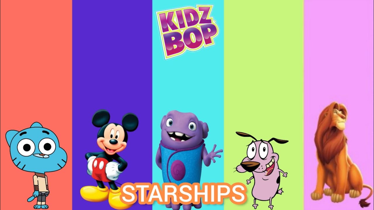 Kidz Bop - Starships Video Musical (Leandro Saliche Estilo) Crossover con Personajes
