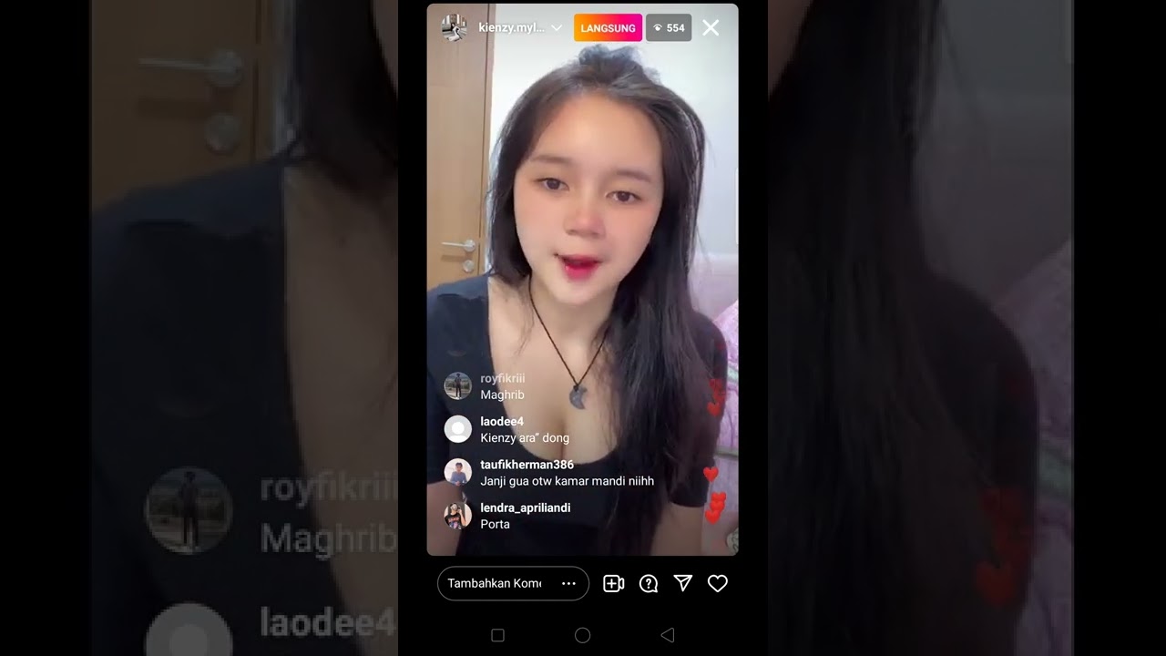 Kienzy Mylien Live Instagram Ga Pake B* Kelih*tan Itu nya 🤪