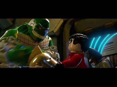 Killer Croc eats Robin