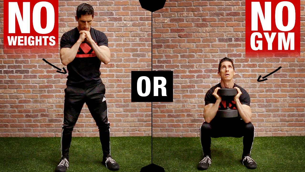 Killer Home Leg Workout (BODYWEIGHT or DB!)