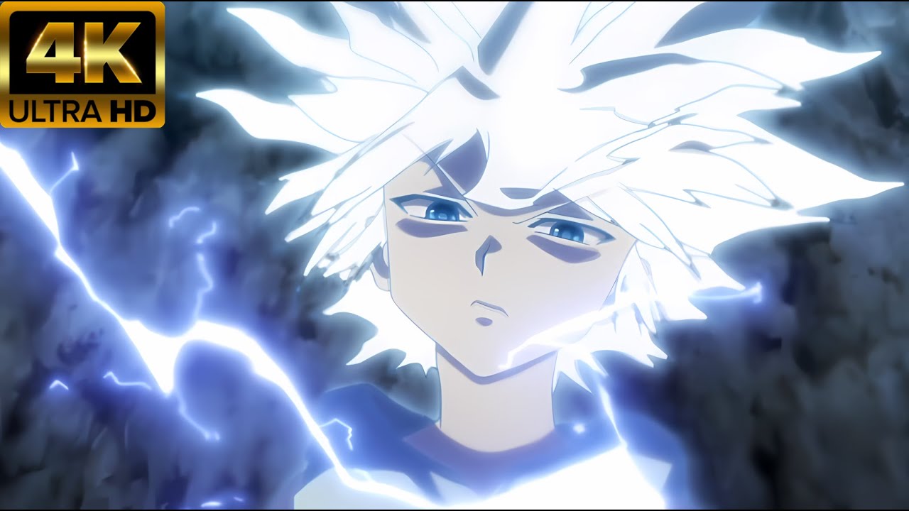 Killua Godspeed Transformation 4K - Hunter x Hunter 119