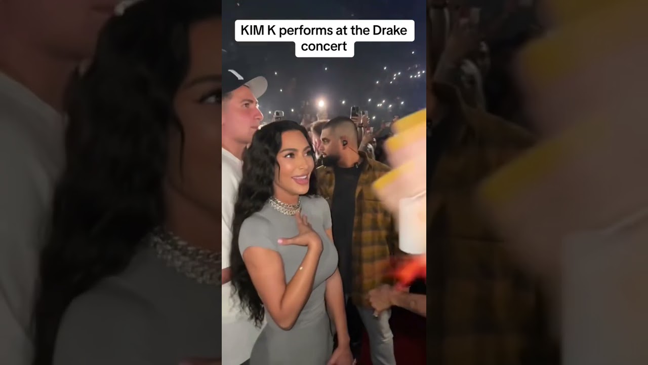 Kim Kardashian Performs At Drake’s Concert