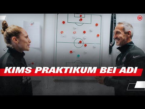 Kim Kulig macht Praktikum bei Adi Hütter