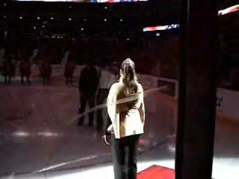 Kina Sings National Anthem